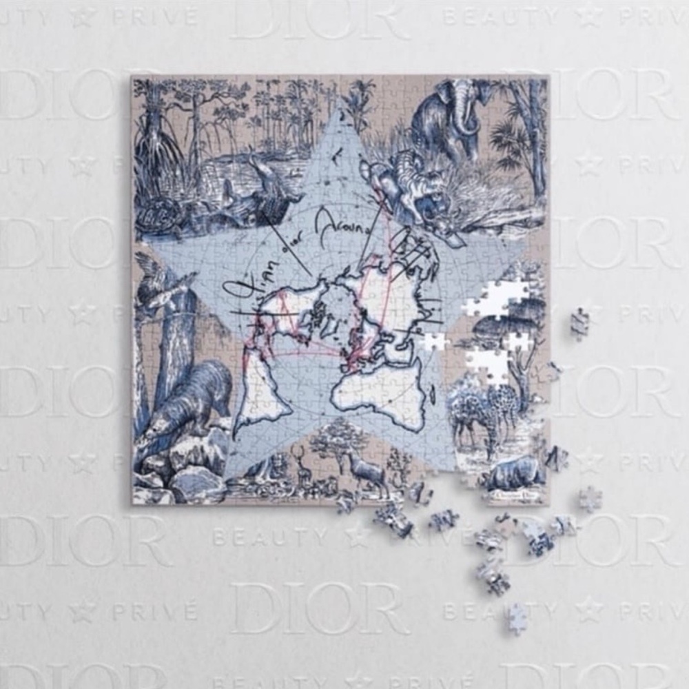 🆕 CHRISTIAN DIOR “Around the World” 500 pc Limited Edition Puzzle NIB & Sealed